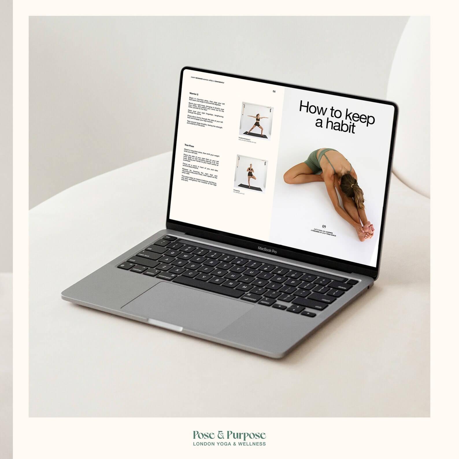 Pose & Purpose digital e-book mockup