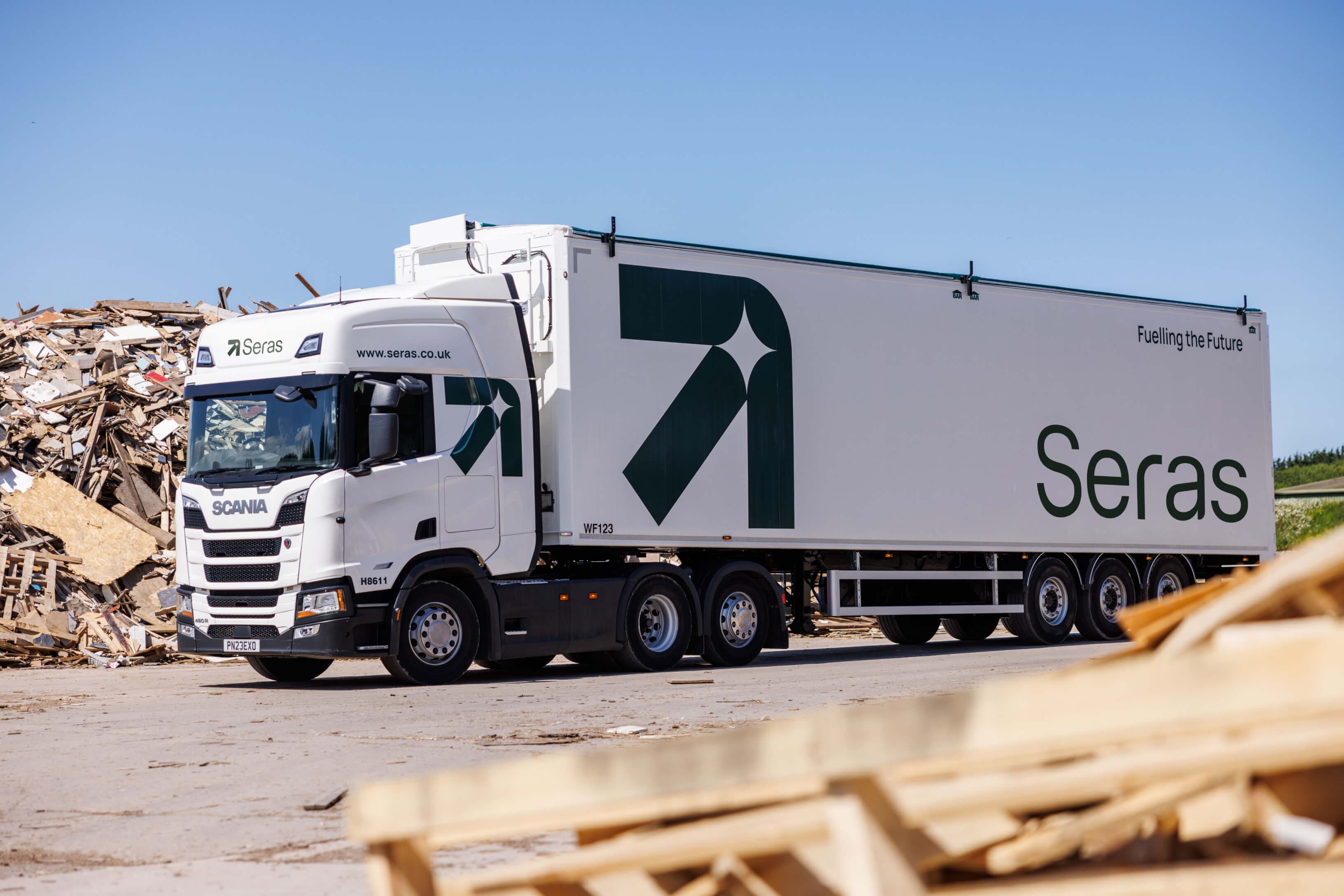 Photo of Seras branded truck